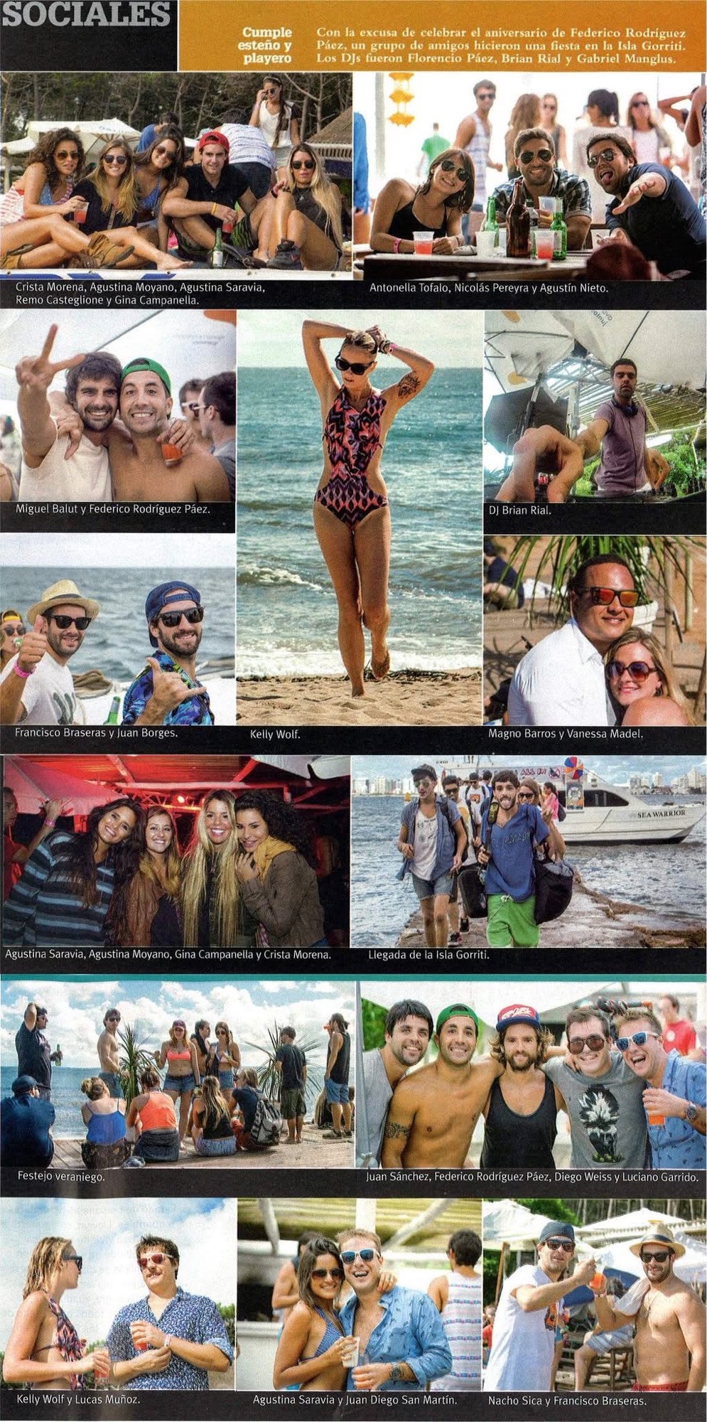 Cumpleaños en Isla Gorriti — Federico Rodríguez Páez (Febrero 2014)